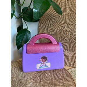 Doc McStuffins Purple & Pink Glitter Hard Case Dr. Bag Replacement Part No Tools